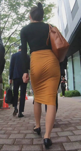 大冢办公室女士的下半部分