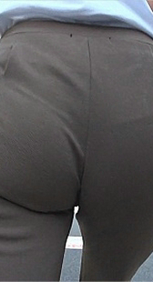 灰裤大屁股美臀美女