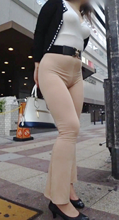 高挑超巨尻超110CM丁字裤美女