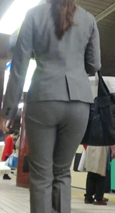 裤子套装OL完美翘臀