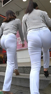 春节献礼Tバック透2人の美人OL