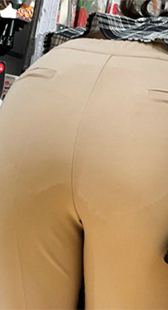 若さ溢る私服風尻