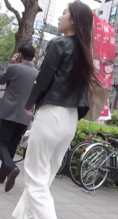 中秋献礼西裤ドパンツの油断学生妹