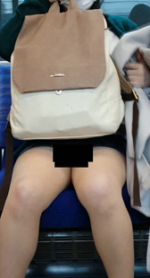 地铁制服性感三角区