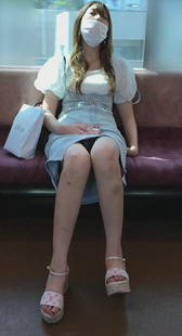 ャルさんが爆睡長身ol