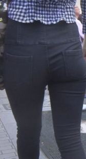 性感高腰牛仔OL