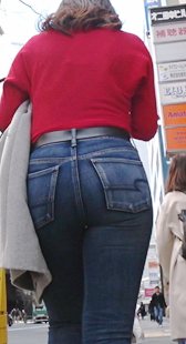 饱满牛仔丸尻激動