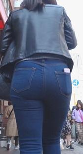 丸みが特徴的なお尻は動姉