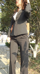 糖糖西裤制服紧宽臀第一季