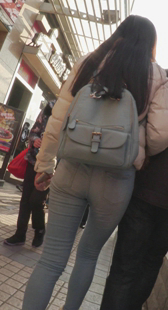 极品蓝色紧牛美腿少女