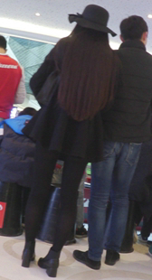 极品黑丝短裙气质美女