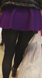 商业街的黑丝少妇们