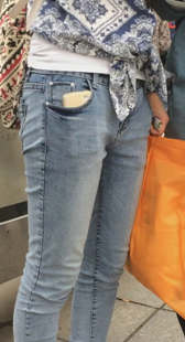 性感牛仔小妹三角区