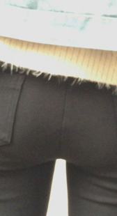 宽臀深沟打底裤