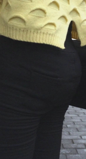 翘臀打底裤等公交