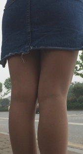 美腿宽臀牛仔裙第一季