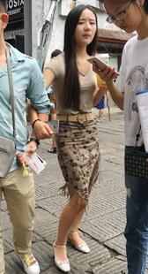 极品包臀短超大美女