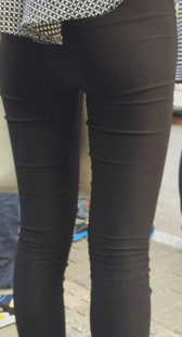 长腿紧臀打底裤等公交