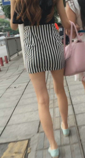 条纹超短包裙开发多