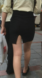 街拍制服短裙小少妇第一季