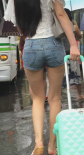 极品深沟牛仔热裤靓丽少女第一季