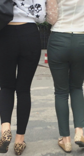 超极品两翘臀打底西裤姐妹第一季