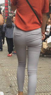 极品布裤性感内痕