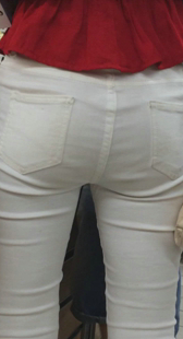 超市白裤宽大PP第一季