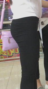 超市性感翘臀打底裤