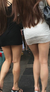 性感超短裙黑内痕美少妇第三季