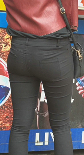 性感圆臀打底裤手感肯定好