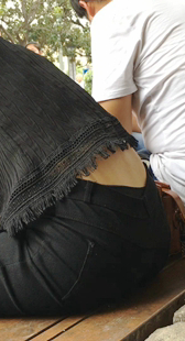 黑裤大屁股小妹睡着了