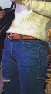 性感蓝牛紧臀美三角