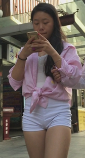 性感白热裤V三角真是性感