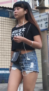 性感牛仔热裤宽臀美三角第二季