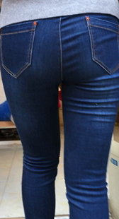 超紧大号PP牛仔臀