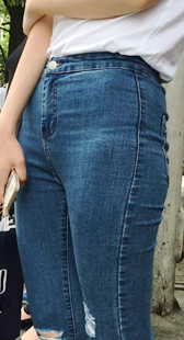 极品超紧蓝牛这三角真是大