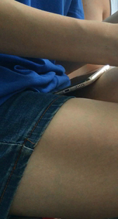 近拍大腿真是诱人