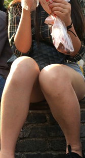 花台热裤美腿三角区