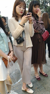 极品布裤金三角大美女