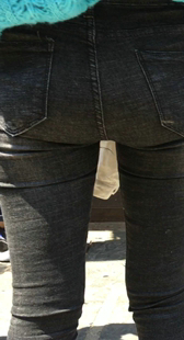 重口味黑牛仔紧臀少妇