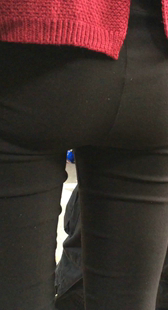 紧身饱满肥臀打底裤