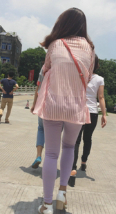 性感高跟打底裤小妹