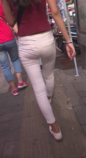 白紧布裤少妇有点变形