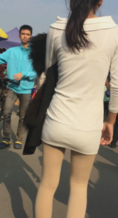 大屁股肉丝白裙小少妇