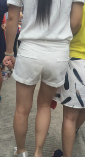 性感热裤白内痕