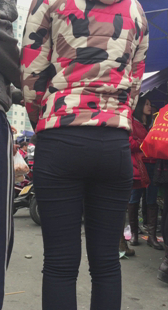 长腿翘臀超紧打底裤