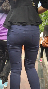 打底裤紧身翘臀MM