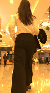 高跟西裤制服OL大美女