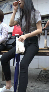 蛇腰苹果大宽臀打底裤大美女第二季